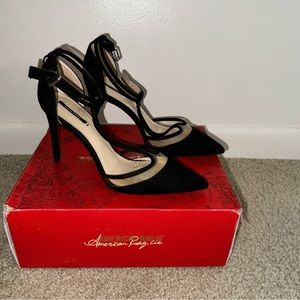 beautiful black zara pumps